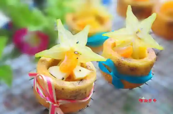 简单下午甜点—核桃水果蛋糕
